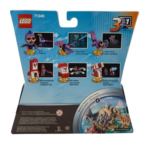 New/Sealed Lego Dimensions 71346 The Powerpuff Girls Team Pack Blossom Bubbles - Picture 2 of 4